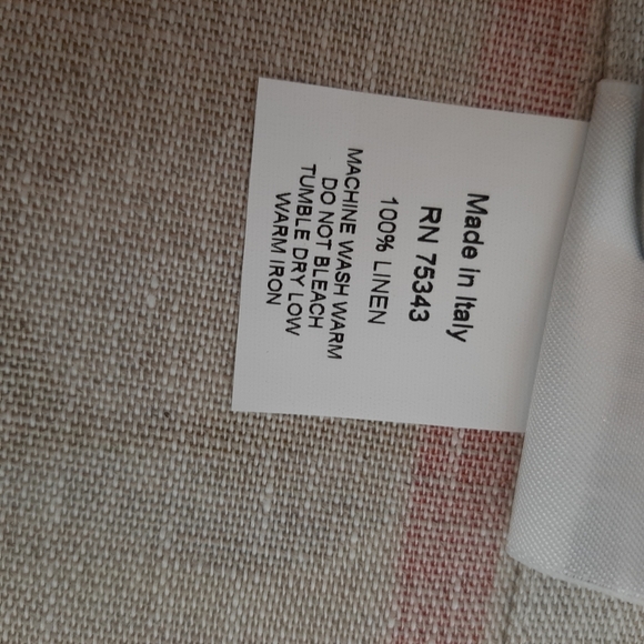 Tessitura Toscana Telerie 100% Linen 18" x 67" Table Runner - Picture 15 of 16